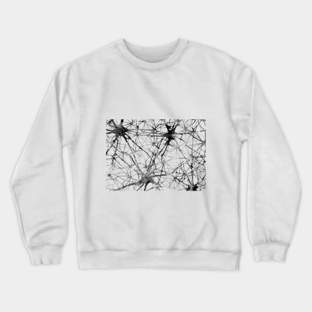 Brain cell anatomy Crewneck Sweatshirt by RosaliArt